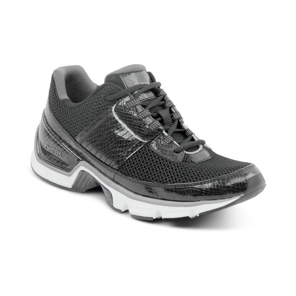 Aetrex Women's Xspress Runner 2 Sneakers Black Shoes UK 6481-976